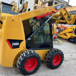 SecondHand mini wheel loader original Used Skid Steer Loader CAT 246D with Perfect Function in Shanghai