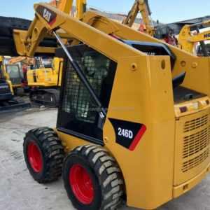Japan made Used Skid Steer Loader CAT 246D SecondHand original Manufacturer Mini Loader mini wheel loader in Shanghai China