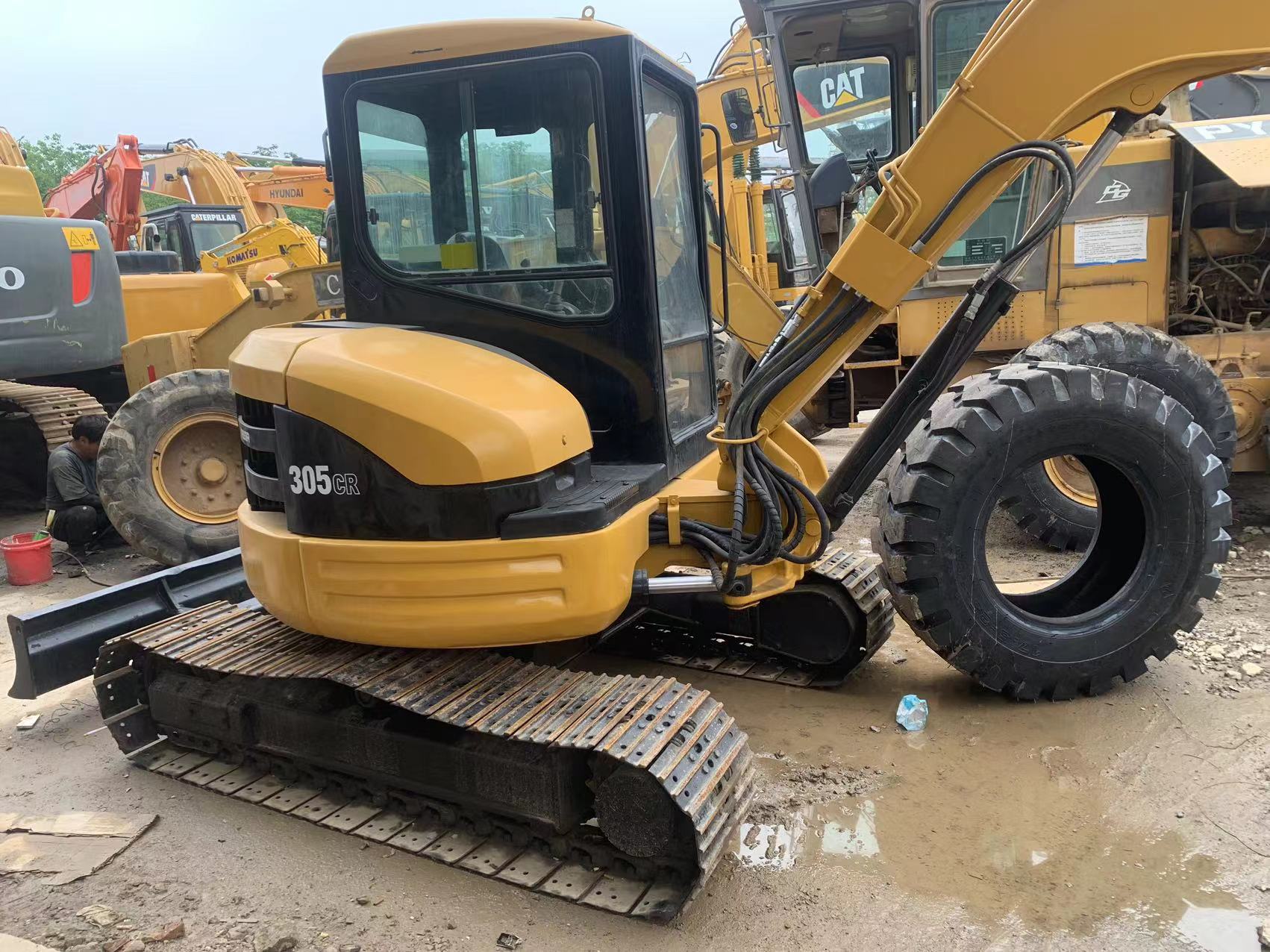 Used Mini Excavator Digger Cat 305cr Crawler Secondhand Construction ...